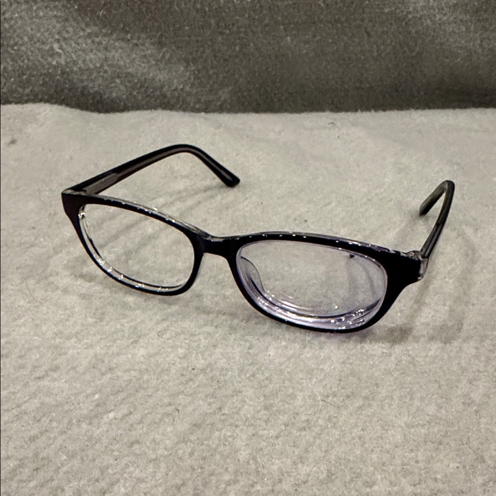 Stylish Black Plastic Eyeglasses Frames